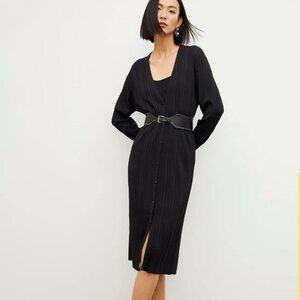 MM LaFleur - The Molly Cardigan, Size Medium, BlackTextured Knit